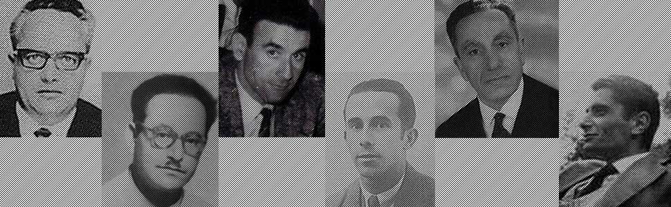 Les 6 victimes - Marcel Basset, Mouloud Feraoun, Ali Hammoutene, Max Marchand, Salah Ould Aoudia, Robert Eymard