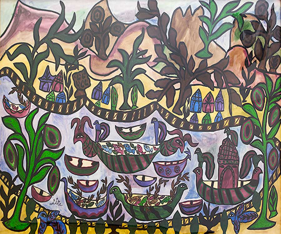 Baya, Sans titre, 1966.