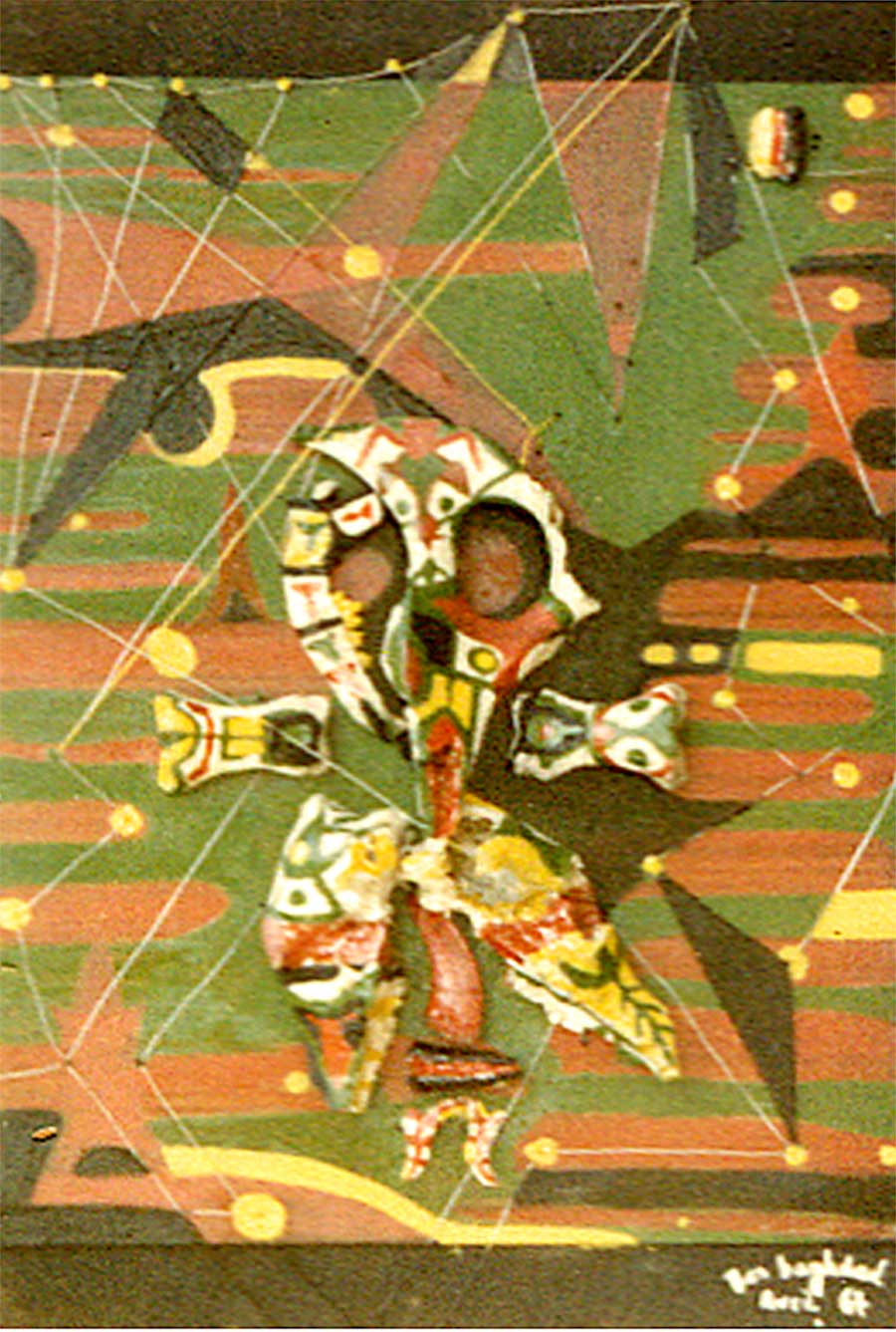Mohamed Benbaghdad, Sans titre, 1967